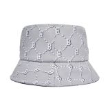  Mũ Bucket MLB Monogram Diamond Bucket Hat Boston Red Sox 3AHTM032N-43GRS Màu Xám 
