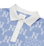  Đầm Polo MLB Monogram Allover Collar Short Sleeve One Piece New York Yankees 31OP17131-50S màu xanh 