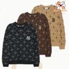 Áo Sweat MLB Diamond monogram front pattern jacquard comfortable fit sweatshirt NY Boston Red Sox 3Amtm0134