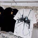  Áo Phông Stussy Shattered Tshirt Màu Trắng Và Đen 