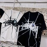  Áo Phông Stussy Shattered Tshirt Màu Trắng Và Đen 