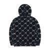  Áo Khoác Lông MLB Dia Monogram All Over Hooded Eco Fur Jumper New York Yankees 3AFDM0226-50BKS Màu Đen 