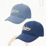  Mũ Lưỡi Trai MLB Culsive Lettering Denim Unstructured Ball Cap New York Yankees LA Dodgers 3Acpvd14N Denim Màu Xanh 