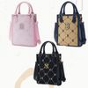 Túi Đeo Chéo MLB Tote Mini Diamond Monogram Jacquard Logo Boston Red Sox New York Yankee Màu Đen Begi Hồng 7acrmd34n