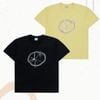 Áo Phông ADLV Creature Planet Logo Short Sleeve T-Shirt Màu Đen Vàng In Hình Đồng Hồ