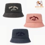 Mũ MLB Varsity Lettering Color Denim Bucket Hat New York Yankees 3Ahtds14N Màu Xanh Đen Hồng 