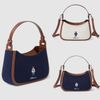 Túi Đeo Vai WHOAU Steve Mini Hobobag Màu Begi Và Xanh Navy Whge3813a