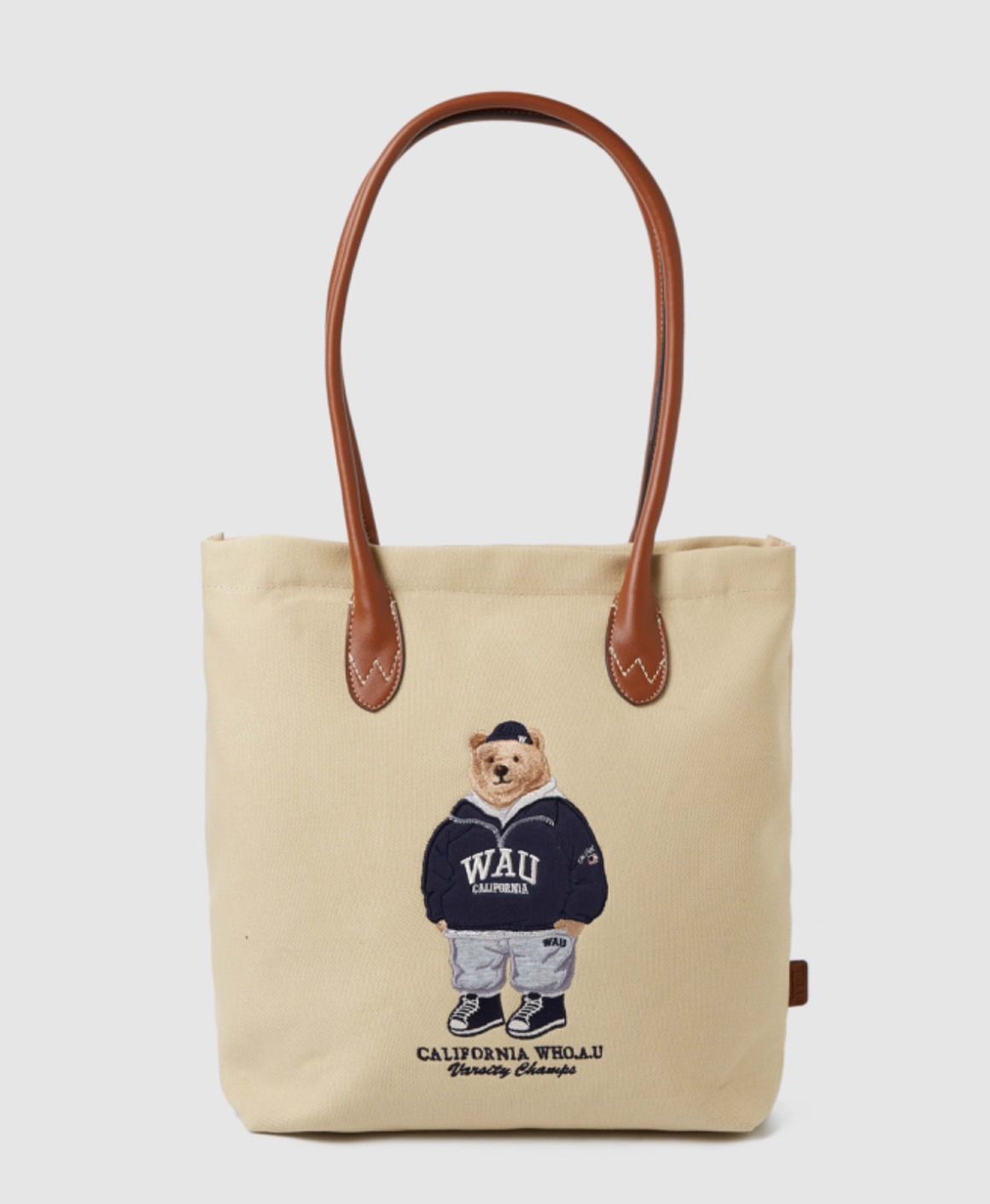 Túi Tote WHOAU Steve Canvas Sholder bag whbge4912a Màu Trắng