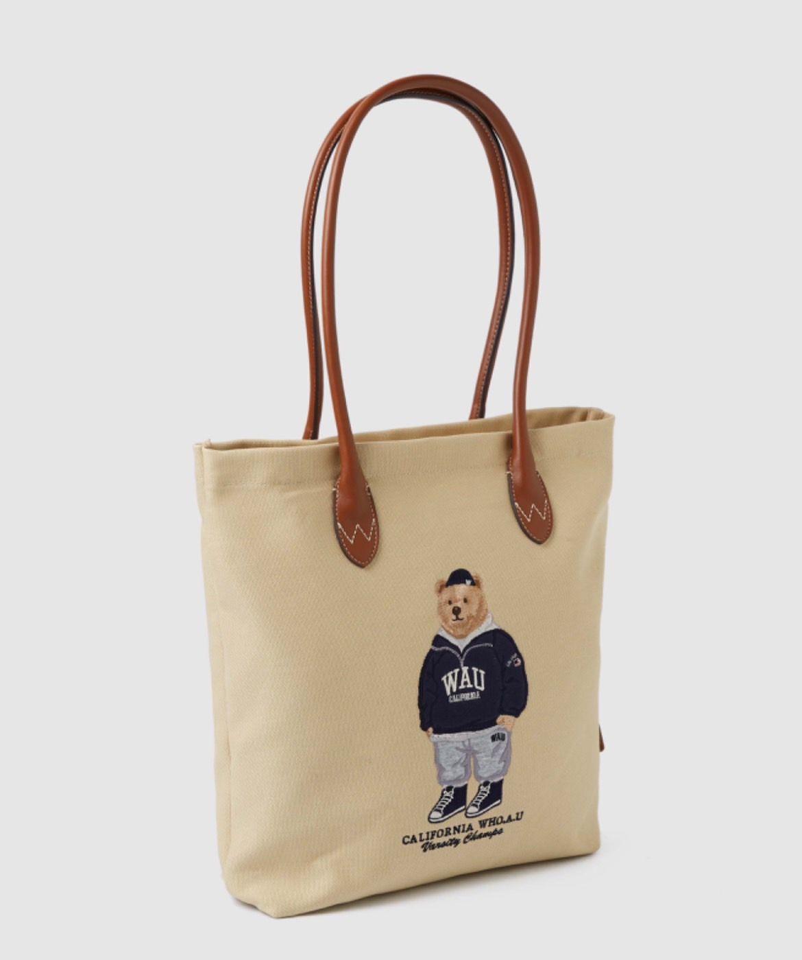 Túi Tote WHOAU Steve Canvas Sholder bag whbge4912a Màu Trắng
