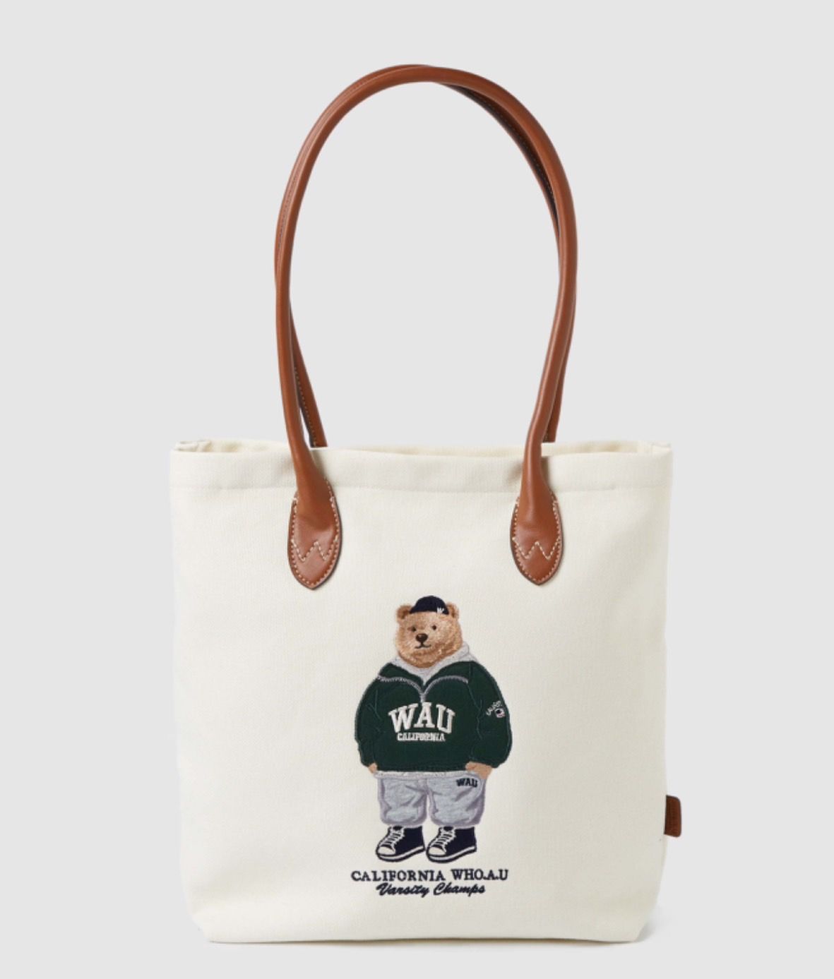 Túi Tote WHOAU Steve Canvas Sholder bag whbge4912a Màu Trắng