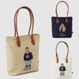 Túi Tote WHOAU Steve Canvas Sholder bag whbge4912a Màu Trắng kem navy 