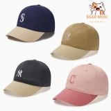  Mũ Lưỡi Trai MLB Basic Color Block Unstructured Ball Cap Seattle Mariners Cap chữ C Ny S 3Acp3404N Màu navy Hồng VàngĐen 