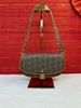 Túi Đeo Chéo Nữ Michael Kors MK Mila Small Empire Signature Logo Shoulder Bag Màu Nâu Đen