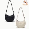 Túi Đeo Chéo Hobo MLB Classic Monogram New Embo Cross Bag New York Yankees 3Acrs024N Logo NY chữ B Màu Trắng và Đen