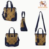  Túi Đeo Chéo MLB Diamond monogram jacquard mini cross bag New York Yankees 3Acrs054N Màu Đen Màu Trắng nâu 