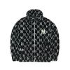  Áo Khoác Lông MLB Classic Monogram Front Panel Pattern Fleece Jumper New York Yankees 3AFDM0126-50BKS Màu Đen 
