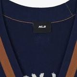  Áo Khoác Cardigan MLB Varsity Boston Red Sox Cardigan 3AKCV0144-50NYL Màu Xanh Navy 