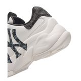  Giày Thể Thao MLB Bigball Chunky Denim Monogram New York Yankees 3ASHBDM4N-50BKS Màu Trắng Logo NY Đen 