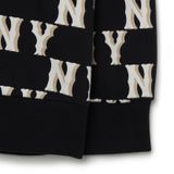  Áo Sweat MLB Classic Monogram Front Pattern Overfit Sweatshirt Boston Red Sox LA Dodgers NY màu đen trắng begi 3Amtm0231 