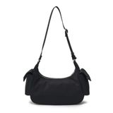  Túi Đeo Chéo Đeo Vai MLB HoBo Nylon Cargo Bag New York Yankees 3Abqm044N Màu Đen 