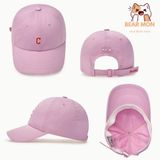  Mũ Lưỡi Trai MLB Nano Logo Unstructured Ball Cap 3Acpb045N Logo Nhỏ NY Màu Đen / Nâu / Navy. Chữ C Màu Hồng chữ B Trắng 