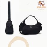  Túi Đeo Chéo Đeo Vai MLB HoBo Nylon Cargo Bag New York Yankees 3Abqm044N Màu Đen 