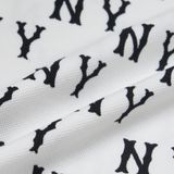  Áo Polo MLB Classic Monogram Front Pattern Collar T-Shirt New York Yankees 3Apqm0443 Màu Trắng / Đen 