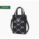 Túi Đeo Chéo MLB Monogram Diamond Jacquard Mobile Phone Cross Bag New York Yankees 3Acrh012N-50Bks Màu Đen 