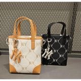  Túi Đeo Chéo MLB Diamond monogram jacquard mini cross bag New York Yankees 3Acrs054N Màu Đen Màu Trắng nâu 