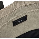  Túi tote MLB chữ nhật Basic Canvas Vertical 3AORM033N-50BKS Màu Đen Logo NY 