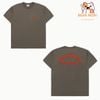  Áo ADLV Script Embossing Chain Needlework Short Sleeve T-Shirt Màu Nâu Hồng Đen 