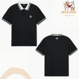  Áo Polo MLB Basic collar color matching computer fit t-shirt New York Yankees 3Apqb0243 Màu Trắng Đen Nâu 