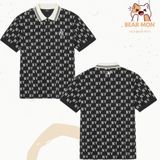 Áo Polo MLB Classic Monogram Front Pattern Collar T-Shirt New York Yankees 3Apqm0443 Màu Trắng / Đen 
