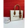Túi Tote Nữ Michael Kors MK Mirella Logo Tote Crossbody Bag Size Small Màu Trắng