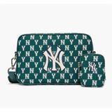  Túi Đeo Chéo MLB Monogram New York Yankees Green 3Acrm012N-50Gnd Màu Xanh Size 23 