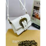  Túi Đeo Chéo Versace Jeans Couture Buckle Shoulder Màu Trắng Size 21 