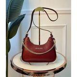  Túi Đeo Chéo Nữ Michael Kors MK Wilma Small Leather Crossbody Bag Màu Đỏ 