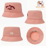  Mũ MLB Varsity Lettering Color Denim Bucket Hat New York Yankees 3Ahtds14N Màu Xanh Đen Hồng 