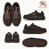  Giày Thể Thao MLB Chunky Liner Nubuck Logo NY Màu Nâu / Logo Chữ B Màu Đen 3Asxcln4N 