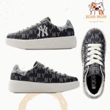  Giày Thể Thao MLB Chunky Classic All-Over Monogram New York Yankees Boston Red Sox 3Asxccm3N Màu Đen Nâu 