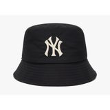  Mũ MLB Classic Nylon Bucket Hat New York Yankees 3Aht0071N Màu Đen và Begi 