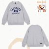  Áo WHOAU Campus Big Letter Sweatshirt Whmwc2391U Màu xám lông chượt in chữ calstate 49 athetic màu xanh 