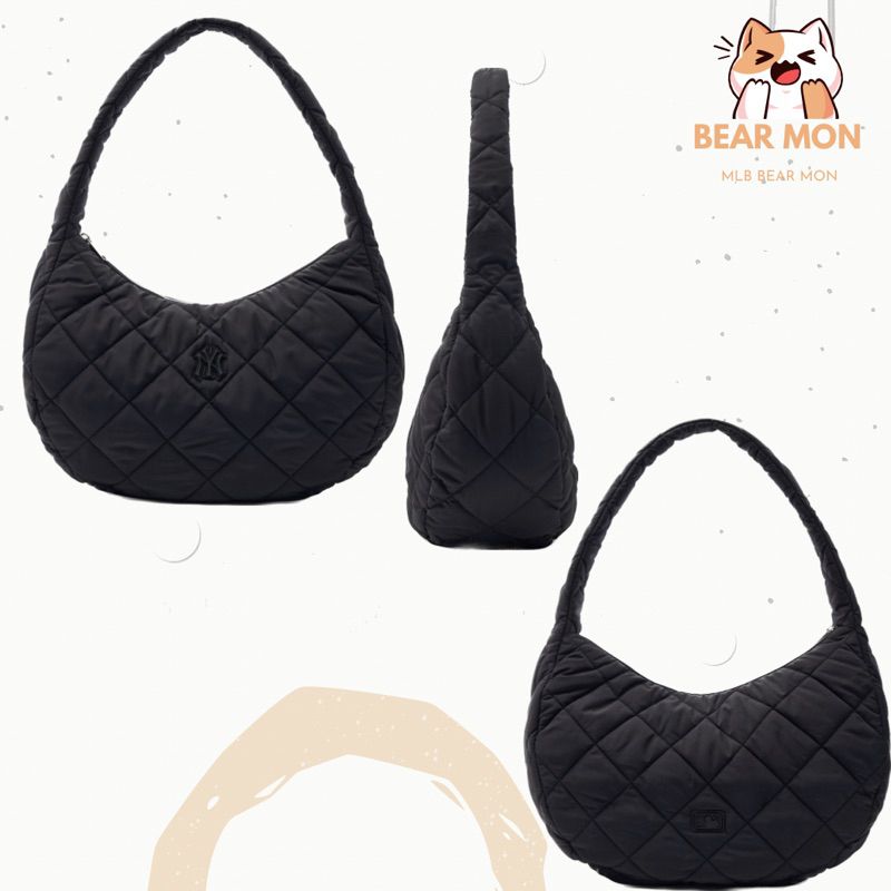 Túi MLB Quilted Hobo Bag Large New York Yankees 3Abql0936