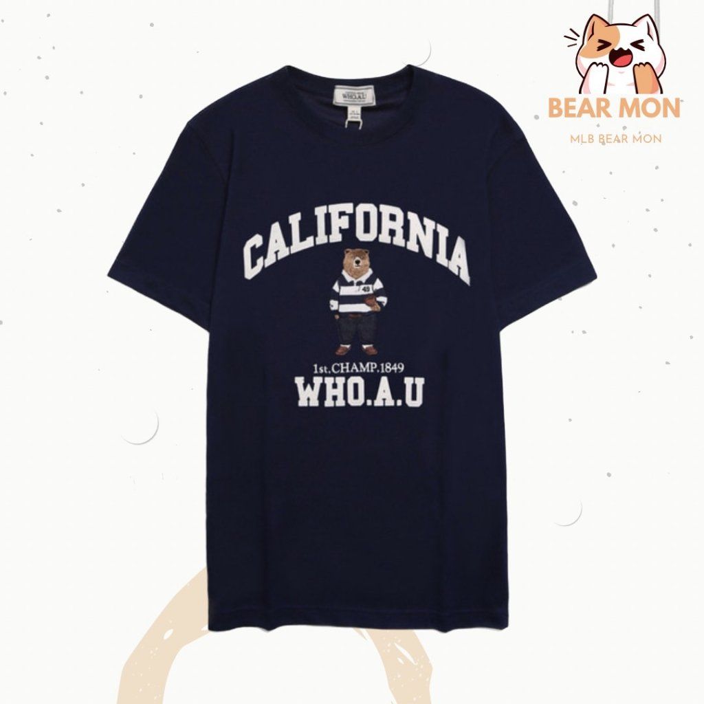 Áo WHOAU Steve Patch Short Sleeve Tee / WHRAD2312U màu trắng