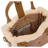  Túi Đeo Chéo MLB Phonebag Dia B 7Acrm0436-43Cas Màu Vàng viền Lông 