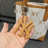  Túi Đeo Chéo MLB Diamond monogram jacquard mini cross bag New York Yankees 3Acrs054N Màu Đen Màu Trắng nâu 