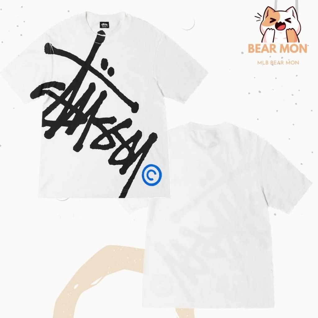 Áo Phông Stussy Big Basic Pigment Dyed Tee – Bear Mon Auth