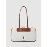 Túi WHOAU Steve Canvas Square bag Whbge3815A Màu Trắng Kem