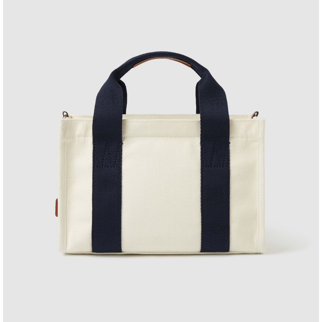 Túi Tote Vuông WHOAU Steve Canvas Tote bag Màu Xanh Navy và
