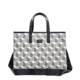  Túi Tote Vuông MLB Cube Monogram Medium Tote Boston Red Sox Màu Xám 3Aorm042N-43Grs 